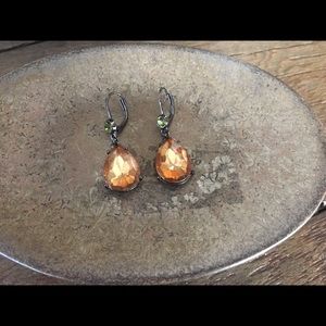 Peridot & Citrine CZ Earrings